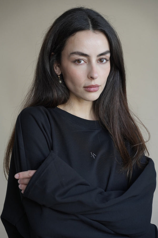 LIA Cozy Sweater - Black - #abc