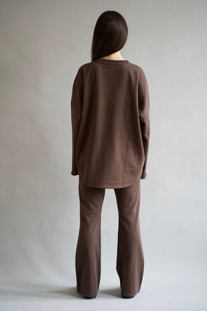 LIA Cozy Sweater - Choco - #abc