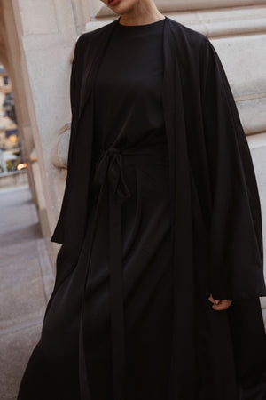 Abaya Luxe "Nero" - #abc