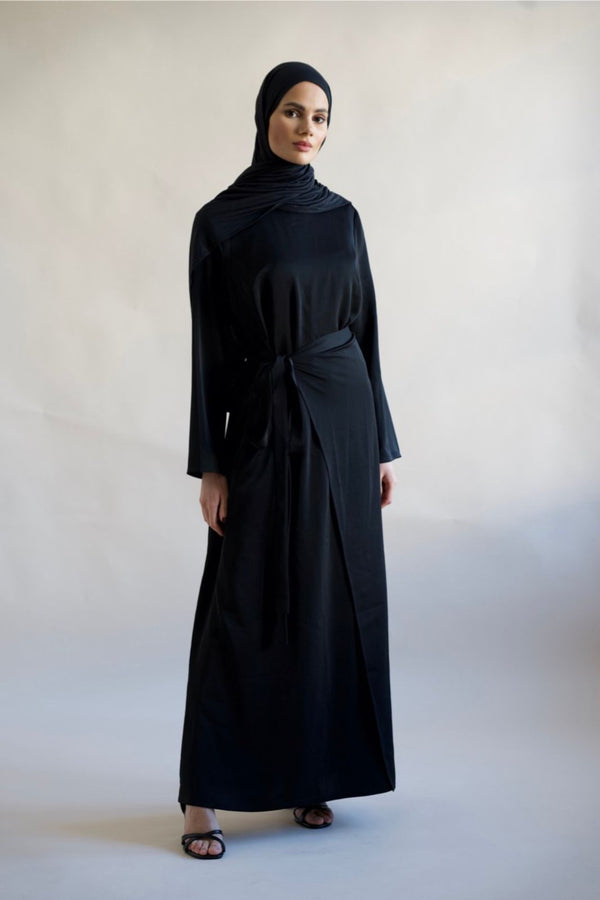 Abaya Luxe "Nero" - #abc