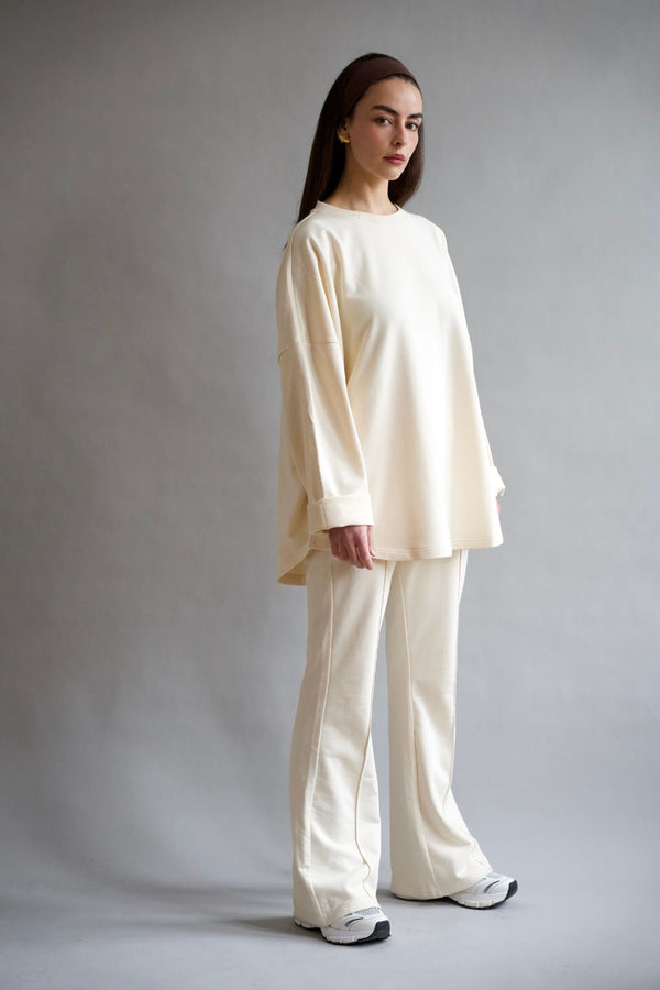 LIA Cozy Sweater - Cream - #abc