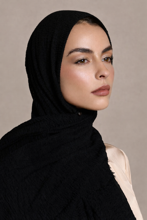 Daily Hijab Black - #abc