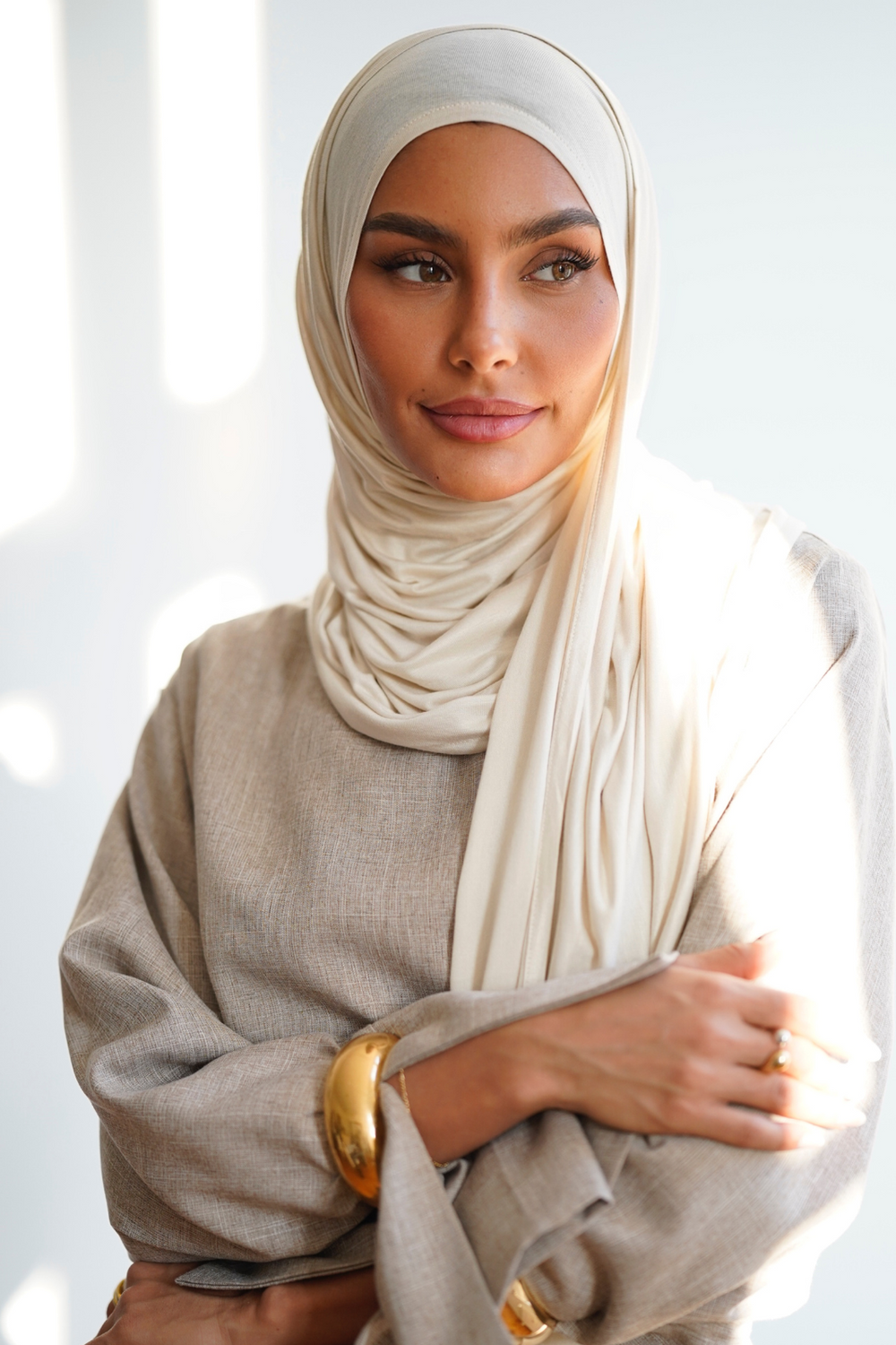 Instant Premium Jersey ,,Fertiggebundenes Hijab,,