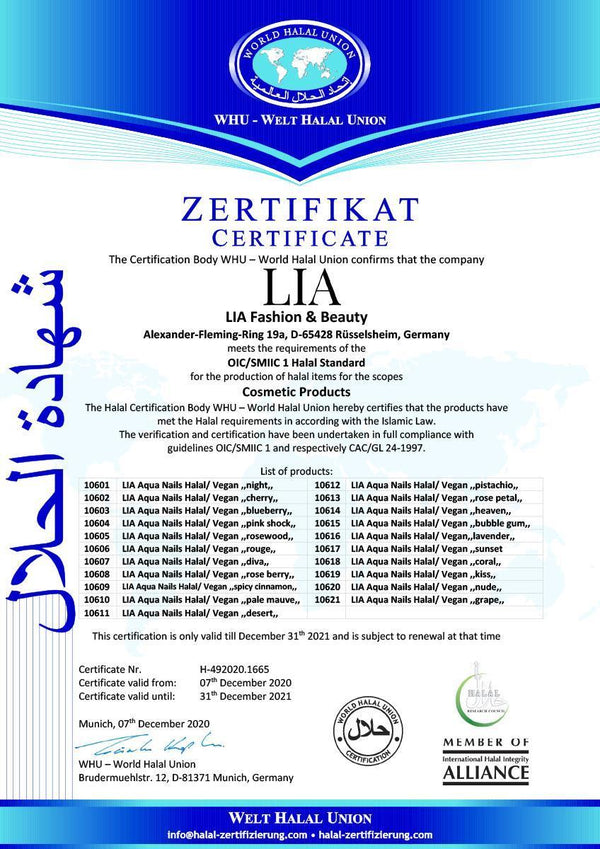 LIA Halal Nagellack ,,Spicy Cinnamon,, - #abc